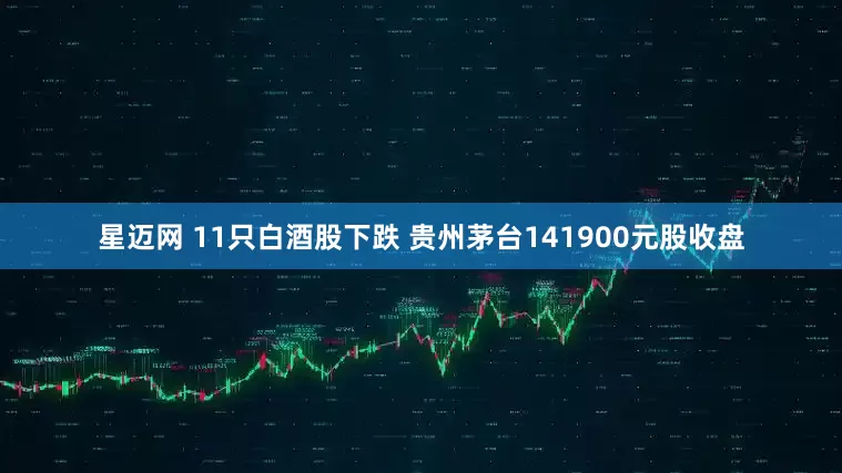 星迈网 11只白酒股下跌 贵州茅台141900元股收盘
